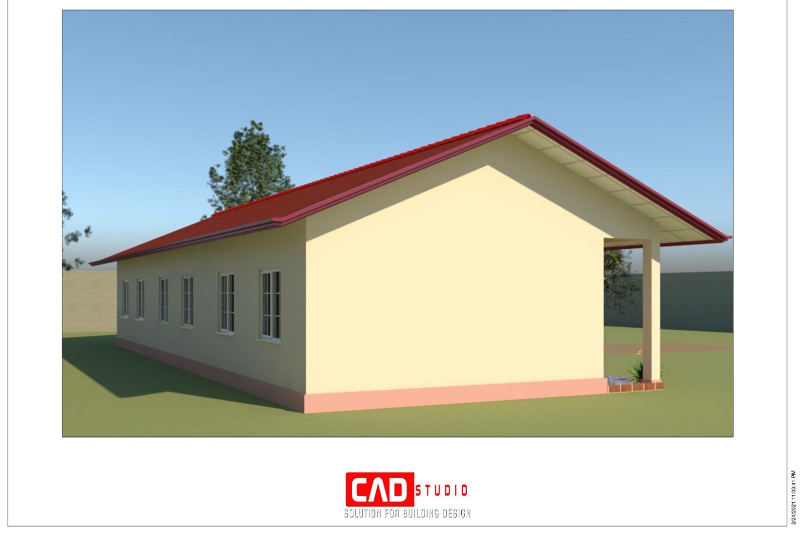 بناء مدرسة بمساحة 142م2 للإستفادة منها طلاب وطالبات الفقراء في المنطقة المستهدفة